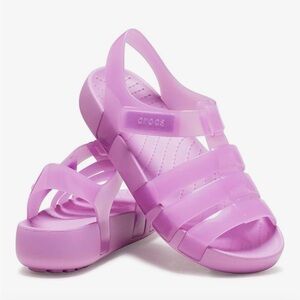 CROCS Light Purple Isabella Jelly Sandals - 11